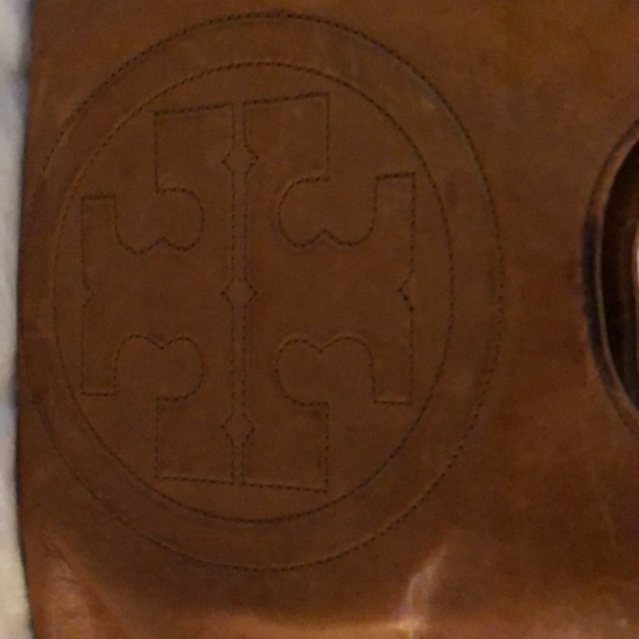 TORY BURCH Leather Tote Brown - Picture 4 of 6